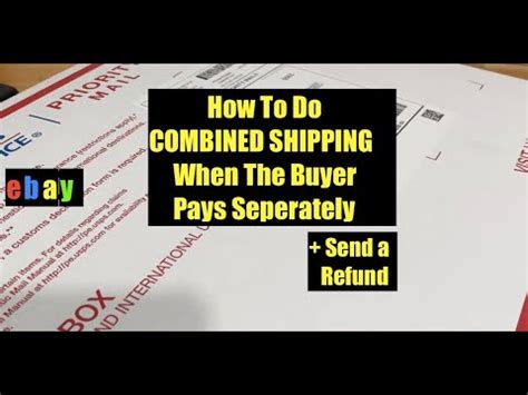ebay 101: How to do COMBINED SHIPPING When Buyer Pays .
